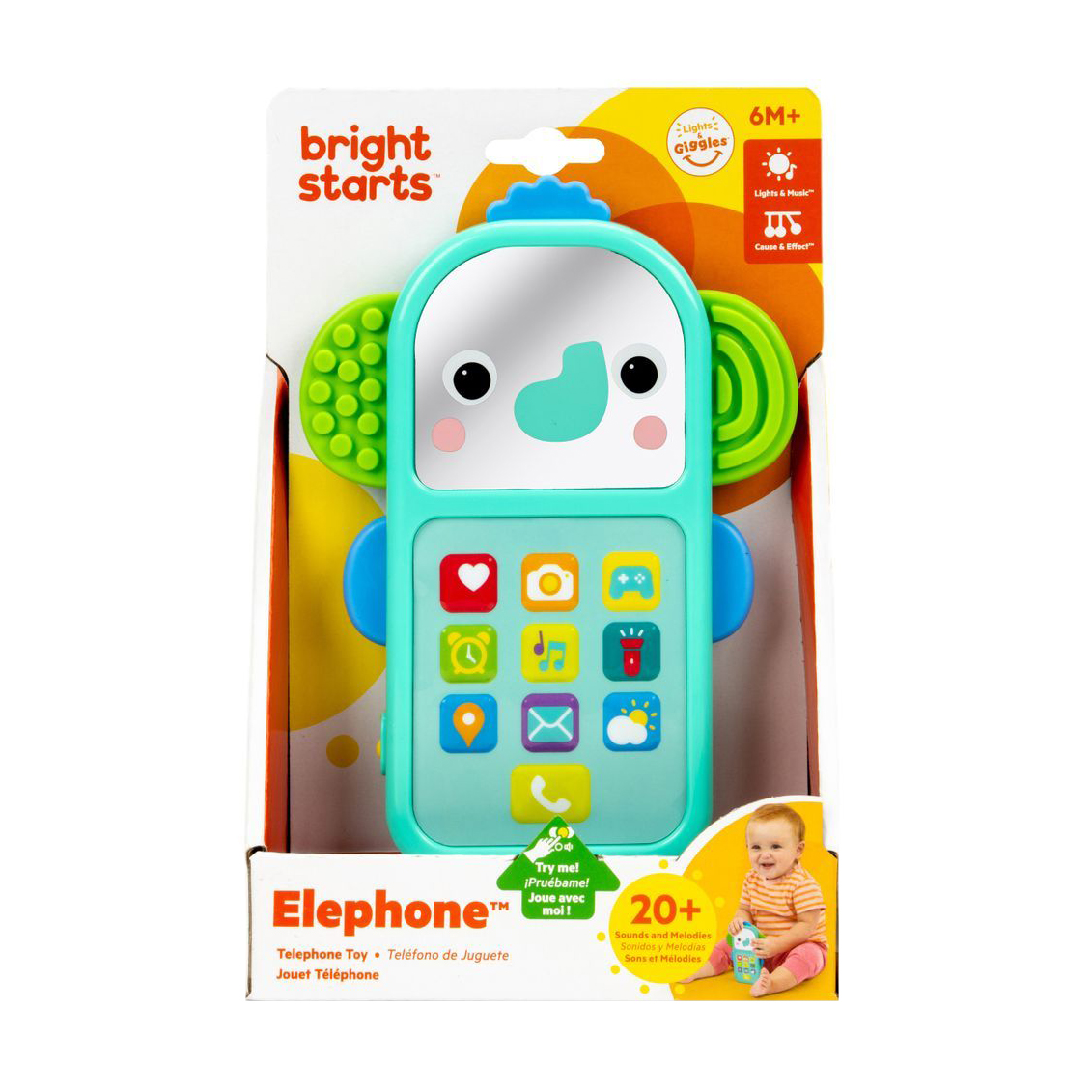 Дитяча музична іграшка Bright Starts Elephone від 6 місяців (17226.00)